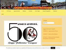 Tablet Screenshot of gruppofolcloristicotrevigiano.com